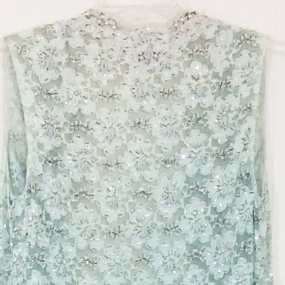 Vintage 1960’s Boho Lace and Beaded Sequin Vest - Picture 5 of 5